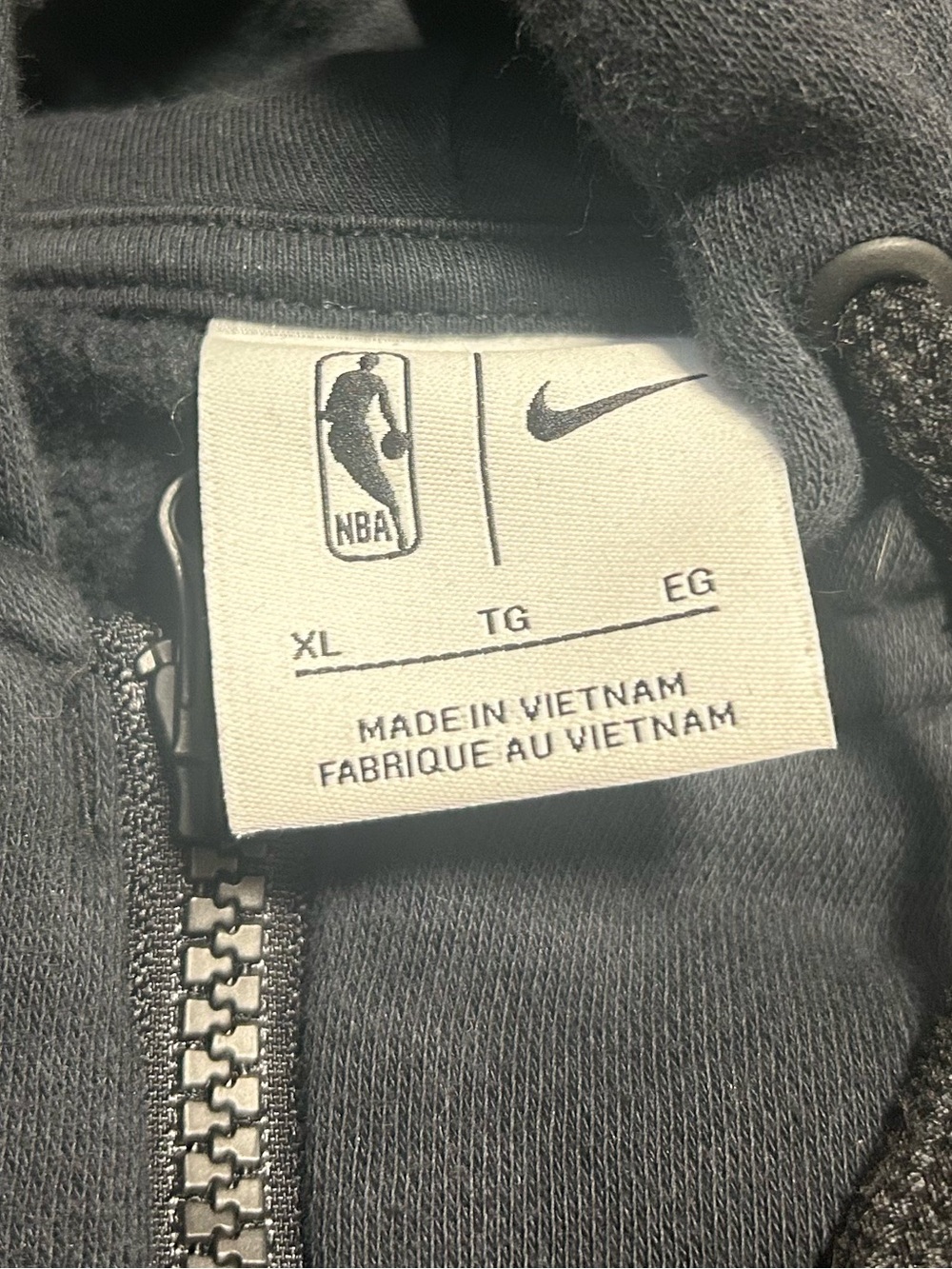 Brooklyn Nets Zip Up Hoodie - Picture 3 of 6